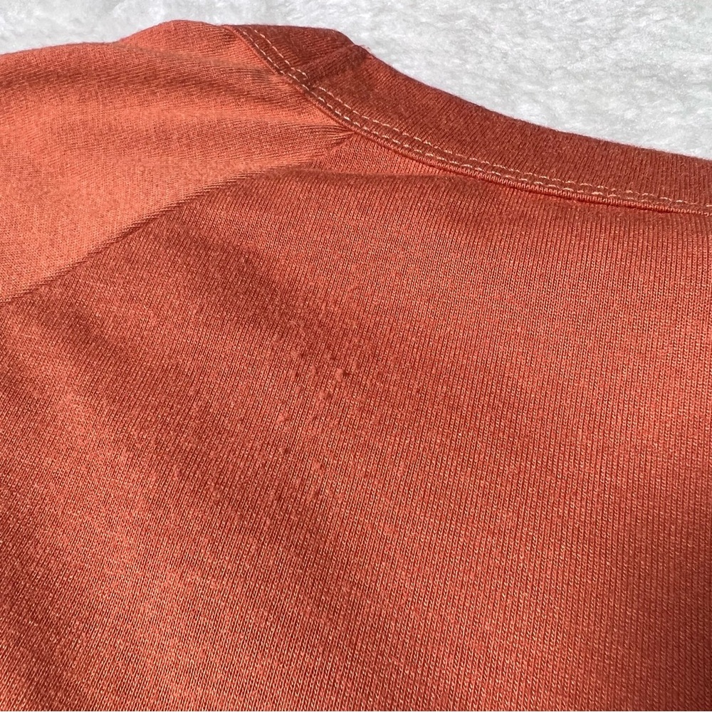 North Face Orange Floral Long Sleeve T-Shirt Large - Picture 12 of 12